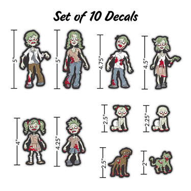 Zombie Family Stickers
